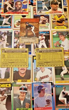 Barry Evans, Baseball Card Shop, Kevin Mitchell, Third Base, Baseball Trading Cards, San Diego Padres, Mlb Baseball, Trading Cards, Mlb