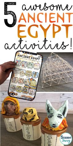 five ancient egypt activities for kids