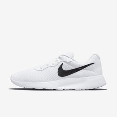 Forget the hype. The Nike Tanjun brings you simplicity at its best. Made with at least 20% recycled content by weight, no detail is overlooked on this one. Lightweight. Airy. Comfortable. This shoe is all you need. White Nike Tennis Shoes, Nike Training Shoes, Nike Tanjun, Tenis Nike, Baskets Nike, Shoes Sneakers Nike, Nike Tennis Shoes, Mens Athletic Shoes, Nike Training