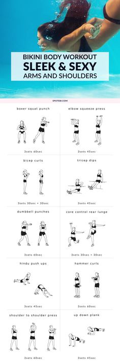 Get ready for bikini season with this complete arm and shoulder workout. Melt… Arm And Shoulder Workout, Shoulder Workout Women, Fat Loss Program, Musa Fitness, Muscles In Your Body, Major Muscles, Fat Loss Workout, Belly Fat Workout