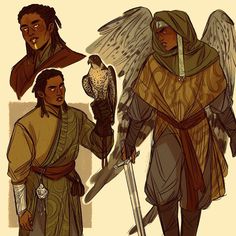 Eonwë by Ana @maedictus : EbonyImagination Christian Mythology, Character Bank, Dnd Ideas, Fantasy Concept, Black Characters, Medieval Clothing, Character Inspo, Art Characters