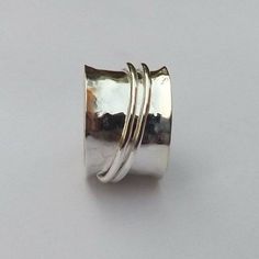 "925 Sterling Silver Spinner Ring, Handmade Ring, Anxiety Ring, Meditation Spinner Ring, Fidget Ring, Ring For Women, Silver Ring, Gift Ring. Ring Style : Spinner Ring Metal : 925 Sterling Silver Ring Size : 1 - 15 US Weight : 5-11 Gm Approx Best Gift For Loved One, Anniversary Gift, Birthday Gift, Engagement Gift, Wedding Gift, Gift For Sister, Gift For Wife, Gift For Mother, Occasional Gift. FREE GIFT WRAP PERSONAL MESSAGES FROM YOU Using Spinner Rings For Stress Relief:- Ring lovers all over Fancy Yellow Engagement Ring, Handcrafted Silver Jewelry, Silver Jewellery Online, Yellow Engagement Rings, Meditation Rings, Silver Spinner Rings, Spinner Ring, Silver Jewelry Handmade, Spinner Rings