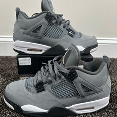 Air Jordan 4 Retro Cool Grey 2019 Sneaker 308497 007 Size 10.5 Og All Great Condition; Just Has Alcohol Stains From The Club. Could Be Cleaned. Grey Retro 4 Jordans, Gray Air Jordan 4 Casual Sneakers, Grey Jordan 4, Casual Gray High-top Air Jordan 4, Gray Low-top Air Jordan 4 For Sports, Jordan 4 Retro Cool Grey, Jordan 4 Cool Grey, Grey Jordans, Jordan 4’s