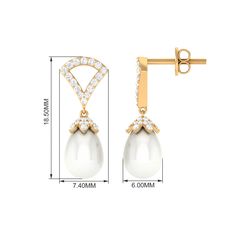 Product Details Radiate trendiness and chic style with Freshwater Pearl Contemporary Earrings, featuring divine drop-shaped pearls for an exquisite look. Product Information SKU SHP-EARRINGS062210030 Weight 1.44 gm (Approximate) FRESHWATER PEARL INFORMATION No.of Stones 2 Pieces Total Weight 5.48 Carat (Approximate) Dimension(approx) Drops-6X9 mm-2 Pcs Color White Cut Brilliant Shape Drops Setting Type Bead-Set Quality Grade AAA DIAMOND INFORMATION No.of Stones 80 Pieces Total Weight 0.56 Carat Elegant White Pear-shaped Teardrop Earrings, Elegant White Pear-shaped Earrings, Pearl White Pear-shaped Teardrop Earrings For Formal Occasions, White Pear-shaped Pearl Earrings With Elegant Design, Graceful Teardrop Earrings For Formal Occasions, Formal Teardrop Pearl Earrings With Elegant Design, Formal Pearl Teardrop Earrings, Elegant White Pear-shaped Pearl Earrings, Elegant White Pear-shaped Diamond Earrings