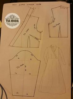 the sewing pattern for this dress is easy to sew