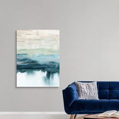 Organic Cascade I | Great Big Canvas Big Canvas, Great Big Canvas, Contemporary Paintings, Framed Prints, Canvas Prints, Paint, Running, Wall Art, Canvas