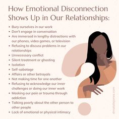 Emotional Disconnect, Intimacy Quotes, Feeling Disconnected, Relationship Lessons, Relationship Therapy, Physical Intimacy, Relationship Psychology, Healthy Relationship Tips, Unhealthy Relationships