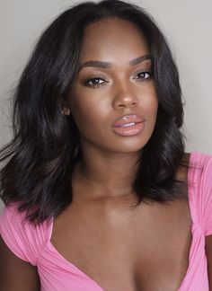 - https://howcandothis.com/hairstyleideas/158156/ New Year Hairstyle, Dark Skin Beauty, Dark Skin Women, Afro Hairstyles, Brown Skin, Black Women Hairstyles, Bob Hairstyles, Medium Length Hair Styles, New Hair