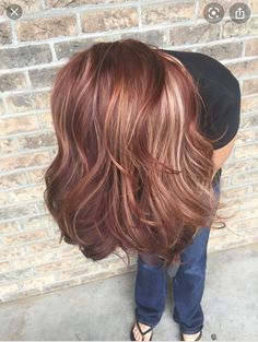 Gold Hair Colors, Hair Color Rose Gold, Red To Blonde, Spring Hair Color, Rose Gold Hair, Hair Color And Cut, Spring Hairstyles, Red Hair Color