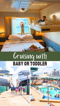 the inside of a cruise ship with baby or toddler