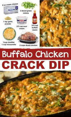 Everyone will be begging you for the recipe! This quick and easy party appetizer for a crowd is perfect for game day or any get-together. It's the perfect appetizer dip recipe for celery, chips, crackers and bread. SO GOOD!! #party #buffalochicken #partydip #gameday #appetizer #instrupix #chickenrecipe #partyfood Easy Buffalo Chicken Dip, Breakfast Desserts, Dip Recipes Appetizers, Best Party Appetizers, Easy Buffalo Chicken, Chicken Dip Recipe, Buffalo Chicken Dip Recipe, Appetizers For A Crowd, Party Appetizers Easy