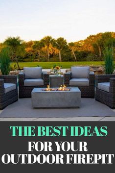 the best ideas for your outdoor fire pit