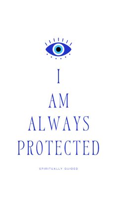 i am always protected book cover with an eye and the words, i am always protected