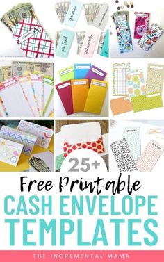 the 25 free printable cash envelope templates are perfect for any type of organization