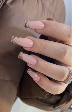 Stylish Acrylic Nails, Trendy Acrylic Nails, Nails Coffin Short, Neutral Nails Acrylic, Girly Acrylic, Plain Nails, Wow Nails, Spring Acrylic Nails, Valentine Nails