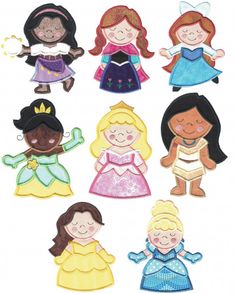 Precious Princess Applique 1 Machine Embroidery Designs by JuJu Princess Quilt Pattern, Princess Quilt, Disney Applique, Kids Embroidery, Disney Quilt, Designs By Juju, Embroidery Store, Emb Designs, Fantasy Princess