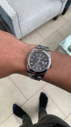 What are your thoughts on this stunning rolex datejust? #rolexexplorer #watch #jewelry #luxury Watch Jewelry, Rolex Explorer, Rolex Datejust, Jaeger Watch, Rolex