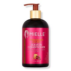 Mielle Organics Pomegranate & Honey Leave In Conditioner | Ulta Beauty Curl Smoothie, Mielle Organics, Type 4 Hair, Sally Beauty, Organic Hair, Styling Gel, Deep Conditioner, Curly Hair Care, Leave In Conditioner