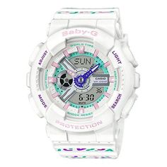 CASIO Baby-G 'White' BA-110TH-7A (Water Proof) Baby G, Fashion Performance, Water Proof, Stylish Sneakers, Earings Piercings, Perfect Pair, Your Perfect, Piercings, Sneakers