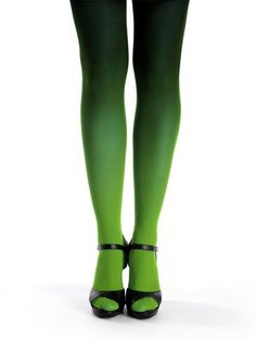 Ombre Tights, Colorful Tights, Stockings Socks, Colored Tights Outfit, Purple Tights, Green Stockings, Green Tights, Gothic Shoes, Colored Tights