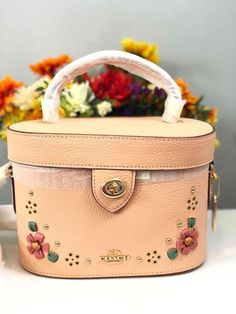 NWT COACH Kay Floral Whipstitch Gold/Faded Blush Leather Crossbody Bag #CA147 NWT COACH Kay Floral Whipstitch Gold/Faded Blush Leather Crossbody Bag #CA147 Description NWT COACH Kay Floral Whipstitch Gold/Faded Blush Leather Crossbody Bag #CA147 Refined pebble leather and nappa leather Front turnlock closure Gold tone hardware  Exterior has no pocket Attached bag tag Fully interior lined Interior has one slide in pocket Double handles with 2.5" drop Adjustable and removable long strap with 20"+ Bag Tag, Slide In, Womens Crossbody Bag, Nappa Leather, Bag Tags, Leather Fashion, Leather Crossbody Bag, Pebbled Leather, Leather Crossbody