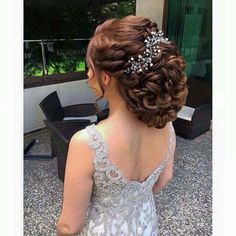 Hair Styels, Natural Hair Bride, Elegant Wedding Hair, Bridal Wedding Hair, Long Hair Updo