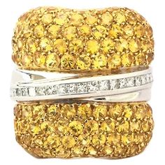 Yellow Diamonds, Denim Skirt Women, Ladies Ring, Skirt Women, White Gold Ring, Yellow Sapphire, Princess Cut Diamonds, Yellow Diamond, Princess Cut