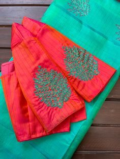 Hand Embroidered blouse Blouse Hand Embroidery, Blouse Sleeve Hand Embroidery Designs, Embroidery For Silk Saree Blouse, Blouse Machine Embroidery Designs, Silk Thread Blouse Embroidery, Machine Embroidery Blouse, Simple Hand Embroidery Designs For Blouses, Silk Blouse Simple Embroidery, Simple Machine Embroidery Blouse Designs