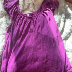 In New Condition. Like Brand New. No Wear Or Tear. Trendy Purple Cotton Blouse, Summer Cotton Purple Tops, Summer Cotton Top In Purple, Purple Cotton Summer Top, Purple Relaxed Fit Tops For Day Out, Casual Purple Blouse Relaxed Fit, Casual Purple Blouse For Beach, Purple Cotton Blouse For Day Out, Purple Summer Tops For Loungewear