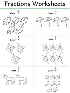 the worksheet shows how to draw an umbrella and other things that can be found in