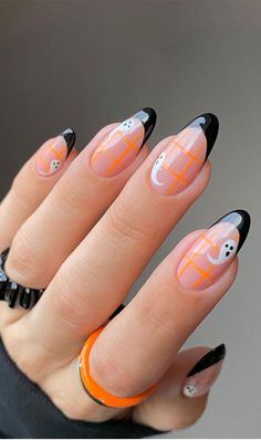 Black Halloween Nails, Nail Art Halloween