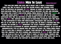 the back cover of libra men in love