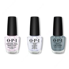 Your favorite OPI Nail Lacquer colors paired with OPI’s Nail Lacquer Top Coat and Natural Base Coat. OPI is renowned globally for its Nail Lacquers - a brilliant, chip-resistant, professional formula available in over 200 unique shades. OPI Lacquer is more durable with a fast-drying formula that provides up to 7 days of wear. With clever names that customers look forward to with each new Collection, OPI Nail Lacquers are beloved around the world, and trusted by professionals. All OPI lacquers are DBP, Toluene and Formaldehyde free. Opi Top Coat, Opi Fall, Nail Base Coat, Long Lasting Nail Polish, Classic Nails, Long Lasting Nails, Opi Nail Lacquer, Bygone Era, Color Pairing