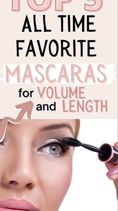 Top Mascara For Volume And Length, Good Mascara, Makeup Favorites, Longer Lashes, Daily Makeup Routine, Thick Lashes, Mascara Makeup, Favorite Makeup Products