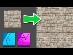 a brick wall with an arrow pointing to the left and two different colored squares on it