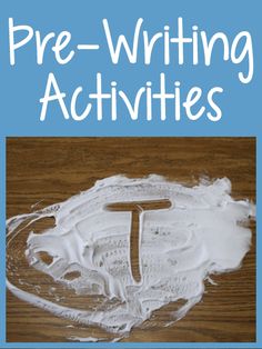 a book cover for pre - writing activities with the letter t on it and an image of