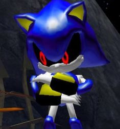 sonic the hedgehog is holding something in his hand