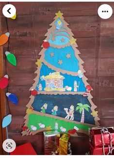 Christmas Tree Festival, Christmas Art Projects, Christmas Bulletin, Christmas Mix, Christmas Kindergarten, Christmas Paper Crafts, Nativity Crafts, Christmas Tree Crafts, Christmas School