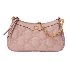 (WMNS) Gucci GG Matelasse Handbag 'Light Pink' 735049-UM8HG-5941 Tas Bahu, Pink Shoulder Bags, Gucci Mini, Gucci Crossbody Bag, Gucci Crossbody, Designer Crossbody Bags, Bag Light, Mini Shoulder Bag, Gucci Bags