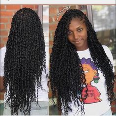 Passion twists 
Black girls Long Spring Twists, Twist Locs, Braids And Locs, Hair Protective Styles, Twisted Hair, Passion Twists, Braids And Twists, Two Strand Twists, Twists Braids