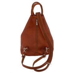 This stylish Italian women's handbag, shoulder bag, and a backpack all-in-one is hand-made of soft genuine leather in a long-established artisan leather workshop in Florence, Italy. This family workshop continues the ancient Italian tradition of genuine leather craftsmanship. Made from the highest quality Italian calfskin leather with attention to every detail, this elegant women's backpack is versatile, spacious, secure, and super-stylish. It easily fits everything you need for your busy day, o Italian Leather Handbags, Italian Bags, Leather Workshop, Leather Artisan, Handmade Handbags, Genuine Leather Bags, Elegant Accessories, Leather Top, Backpack Purse