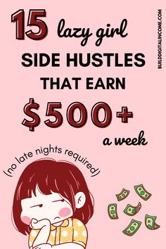 Want extra income without late nights? These 15 easy side hustle ideas at home for women are perfect for the ‘lazy girl’ who still wants to make $500+ weekly. Side hustles for women that are simple, flexible, and profitable! Digital Income, Hustles For Women, Side Hustles For Women, Side Hustle Ideas At Home, College Student Hacks, Student Hacks, Money Life, Side Hustle Ideas, Money Life Hacks