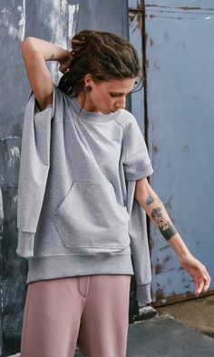 Long sleeves sweatshirt with multiple options to wear Featuring long sleeves with arm openings Front kangaroo pocket and longer back hem Casual, comfortable and warm, yet original Sweatshirt Short Sleeve, Pocket Shirt, Kids Branding, Tulle Dress, Dress Clothes For Women, Long Sleeve Sweatshirts, Short Outfits, Bulgaria, Kangaroo Pocket