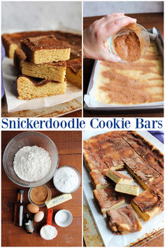 Do you love snickerdoodles, but don't like the work of making them? These bars give you all of the flavor with a fraction of the effort. Rather than baking individual cookies, you make the whole batch in a 9x13-inch pan. Then cut them into squares. You still get the soft texture and cinnamon sugar goodness you love, just easier!