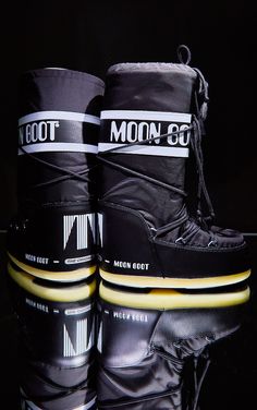 PDP_MAINIMAGE_CAROUSEL Moon Boot Black, Classic Icon, Lunar Landing, Christmas Service, Icon Shoes, Moon Boot, Neil Armstrong, One Small Step, Small Step