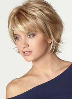 Cortes de pelo melena corta 2017. Blonde Layered Hair, Medium Short Haircuts, Hair 2018, Short Layered Haircuts, Hair Styles 2017, Best Short Haircuts