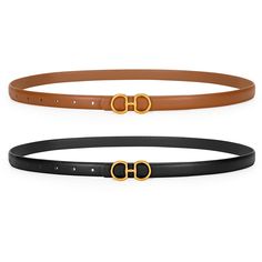 PRICES MAY VARY. Skinny Leather Belts - These skinny belts are made of nice quality faux leather, which is soft and comfortable to wear. Whether dressing up for a special event or adding a chic touch to your everyday look, these fashion skinny women belts will elevate your look. Thin Waist Belt Size - The Width of this leather thin belt is 0.7 inches. S: 100cm/39", Fit Size 25"-30"; M: 110cm/43", Fit Size 31"-35"; L: 120cm/47", Fit Size 36"-40"; XL: 130cm/51", Fit Size 41"-45". Gold Buckle Belt Gold Buckle Belt, Waist Belts, Buckle Belt, Leather Belts, Style Elegant, Belt Size, Waist Belt, Belts For Women, Everyday Look