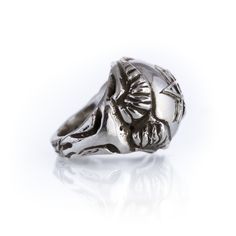 This baddass all-silver version of original Devil Heart Ring will only be available for the duration of the sale. Sale ends April 29th. Sale Sale, Heart Ring, Ring, The Originals, Silver