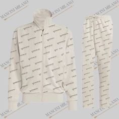 Mancini Milano Off-White Premium Polyester Fleece Tracksuit. Upgrade your athletic wardrobe with the Mancini Milano Off-White Tracksuit, a perfect blend of style, comfort, and performance. Crafted from premium polyester fleece, this tracksuit is designed to meet the needs of both casual wear and rigorous training sessions. Material: Made from high-quality polyester fleece with a weight of 400 GSM, ensuring warmth, durability, and a soft feel against the skin. Running Tracksuit: Ideal for running White Stretch Tracksuit For Winter, Winter White Stretch Tracksuit, White Stretch Tracksuit For Sportswear, White Cotton Tracksuit For Sports, White Athleisure Tracksuit, White Sportswear Tracksuit For Loungewear, White Fitted Tracksuit Sportswear, White Fitted Casual Tracksuit, White Stretch Tracksuit For Loungewear