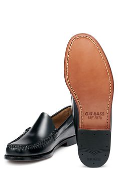 Rich leather elevates a handsome Venetian loafer styled with a moc toe and low heel that will lend a timeless sophistication to your office style. Cushioned footbed with arch support Leather upper and sole; unlined Imported Classic Slip-on Oxfords With Stitched Sole, Classic Loafers With Stitched Sole For Semi-formal Occasions, Classic Wingtip Moccasins, Classic Formal Tassel Loafers, Classic Slip-on Oxfords For Business Casual, Classic Slip-on Dress Shoes With Stitched Sole, Classic Tassel Loafers With Stitched Sole For Formal Occasions, Classic Moccasins With Stitched Sole, Classic Plain Toe Tassel Loafers For Semi-formal Occasions